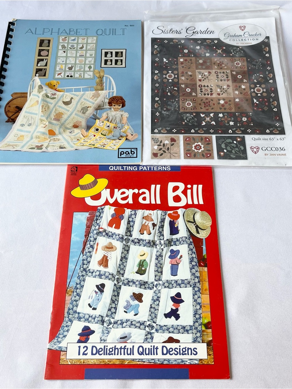 Vintage Quilting Pattern Books Lot Of 3
